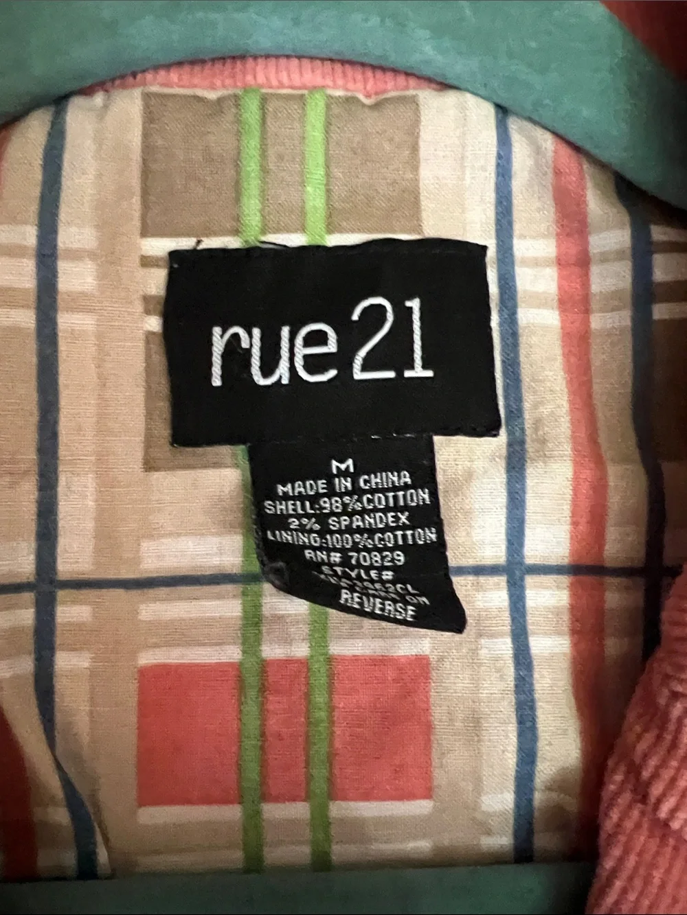 Rue21 Coral Tailored Button Blazer